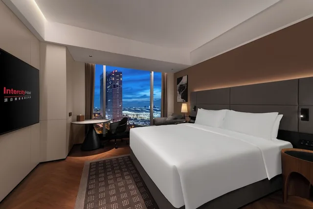 غرفة سيغنتشر مفردة بسرير كينج، IntercityHotel Guangzhou South Station 3/4