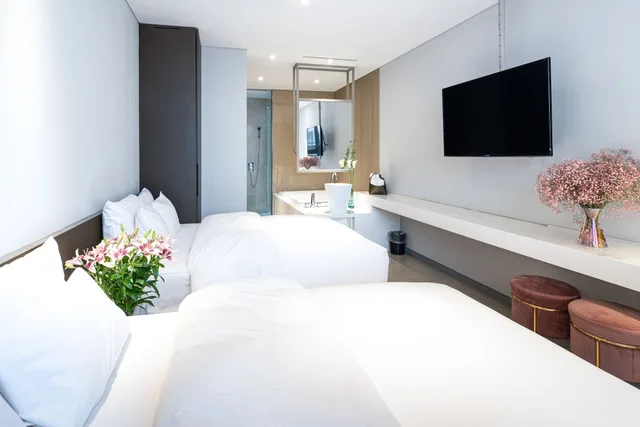 جناح بسريرين منفصلين، Hotel The Designers Hongdae 9/10