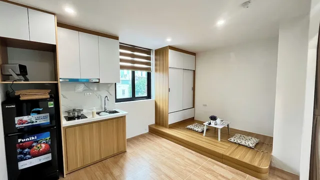استوديو ديلوكس بسرير مزدوج بشرفة، Era Apartment Tam Da 7/7
