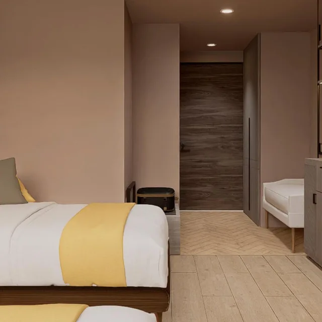 غرفة ديلوكس بسرير مزدوج، Real Inn Guadalajara Expo 2/6