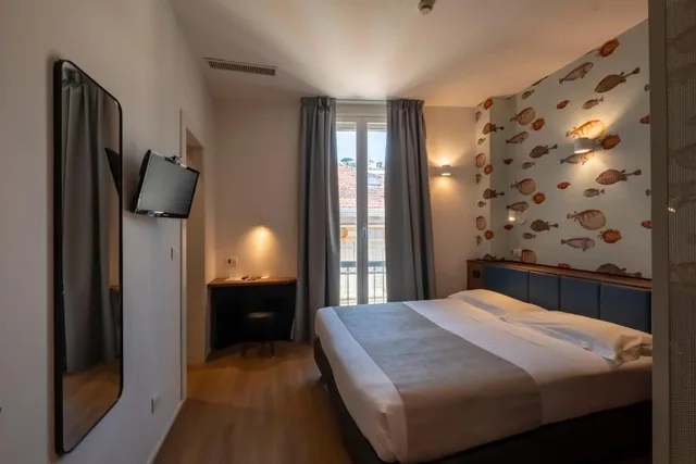 غرفة اقتصادية بسرير مزدوج، Hotel Italia e Lido Rapallo 1/10