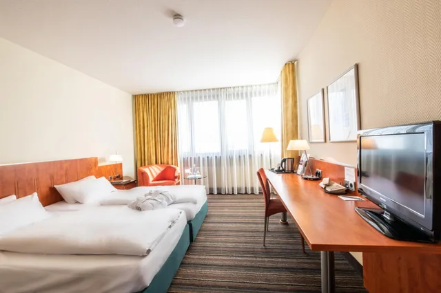 غرفة سوبيريور بسريرين منفصلين بإطلالة على الفناء، Mercure Hotel Offenburg Am Messeplatz 1/8