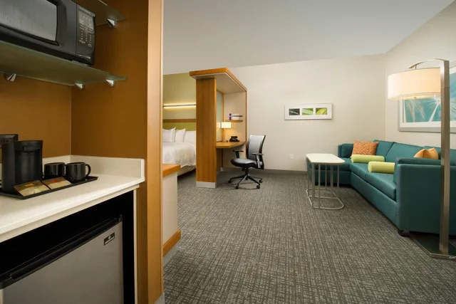 استوديو بسرير كوين مع أريكة بحوض استحمام لذوي الإعاقة، Springhill Suites Bridgeport Clarksburg 2/6