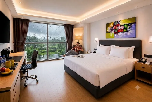 Superior King Double (One king bed for sharing two people)، Golden Tulip the Grandmark Dhaka 4/10