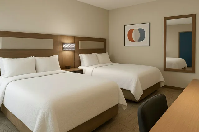 غرفة بسريرين كوين، Holiday Inn Express Hotel And Suites Alliance 1/2