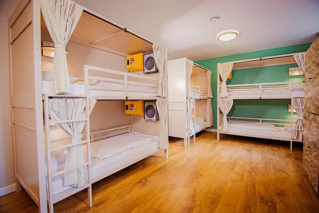 Private, Mixed Dorm, 6 Beds, 3 Bunk Beds، Wombat's City Hostel London 2/2