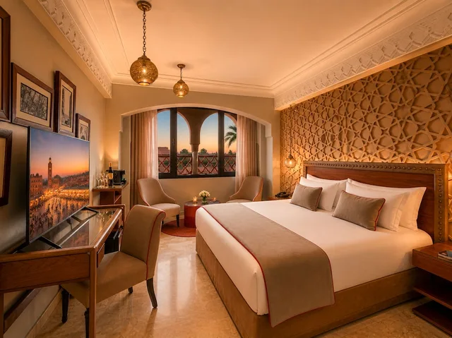 غرفة مزدوجة سوبيريور، Hivernage And Spa Hotel 5/10