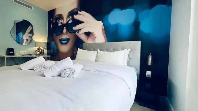 غرفة بسرير مزدوج أو سريرين منفصلين، Glam's Hotel 2/5