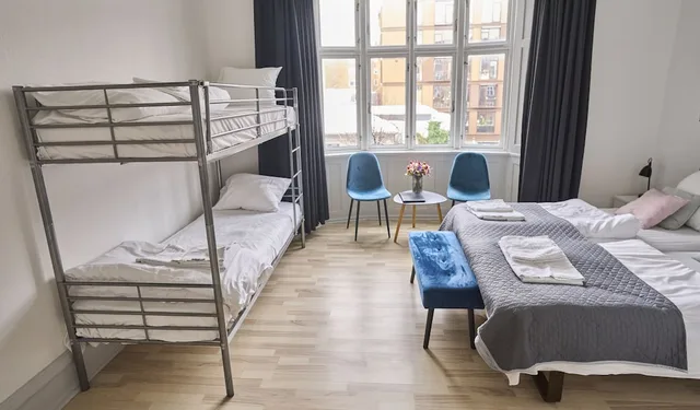 غرفة عائلية رباعية بغرفة نوم واحدة، Hotel Amager 8/9