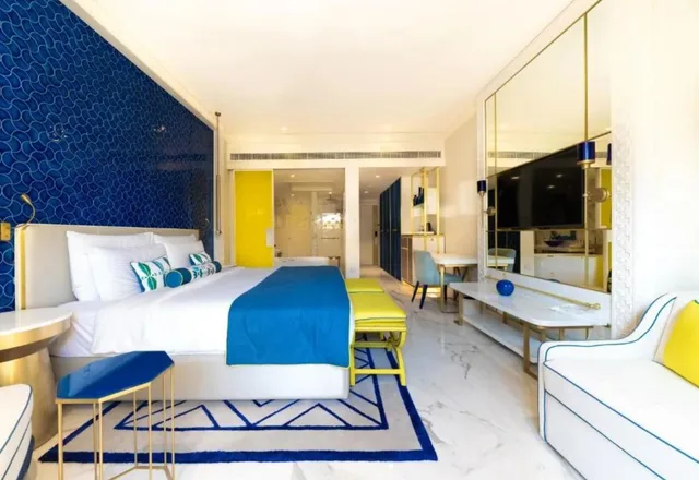 غرفة عائلية بسرير كينج بإطلالة على الحديقة بغرفتي نوم، Rixos Premium Saadiyat Island 1/2