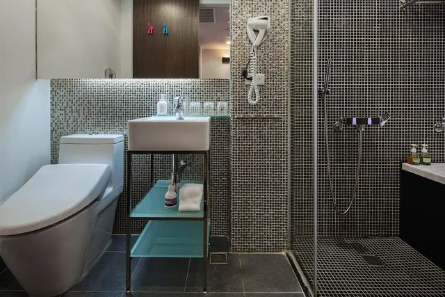 غرفة بسرير مزدوج، Hotel Les Champs Hualien 4/4