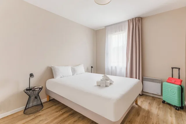 شقة سوبيريور بسرير مزدوج مع أريكة، Appart City Classic Nantes Quais de Loire 1/10