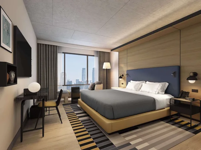 جناح بسرير كينج لذوي الإعاقة، Canopy by Hilton Nashville Downtown The Gulch 4/9
