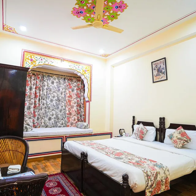 غرفة قياسية بسرير مزدوج، Treebo Rajputana Ranthambore 4/10