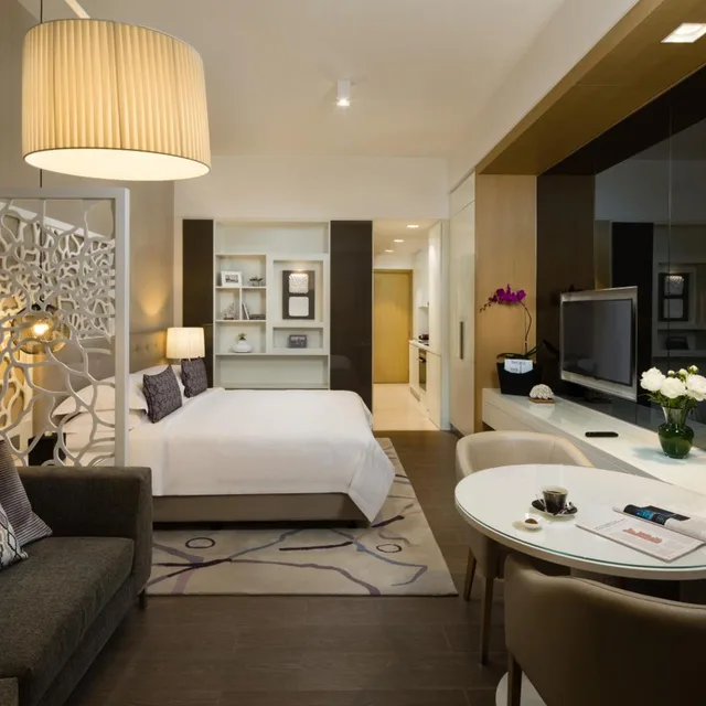استوديو بإطلالة على البحر بشرفة، Beach Rotana Residences 6/7