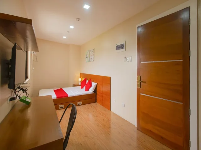 غرفة ديلوكس بسرير مزدوج، OYO 832 The Teepee Place Hostel & Residence Inn 5/6