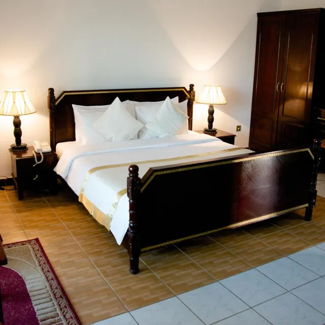 شاليه بسرير كينج بغرفة نوم واحدة، Green Mubazzarah Chalets 2/8