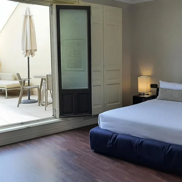 غرفة بريميوم بسرير مزدوج بشرفة، Hotel Sardinero Madrid 10/10