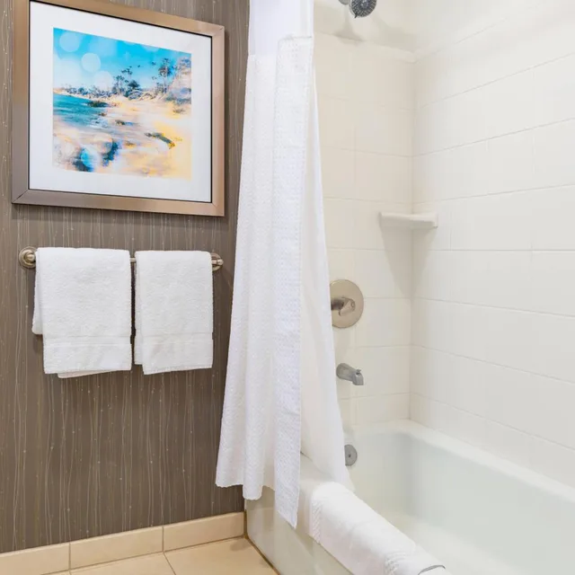 جناح بسرير كينج بغرفة نوم واحدة مع أريكة بحوض استحمام لذوي الإعاقة، Courtyard By Marriott Santa Ana Orange County 3/3