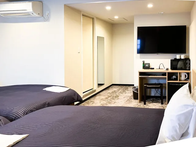 غرفة ثلاثية للمدخنين، Hotel Livemax BUDGET Kobe 3/3