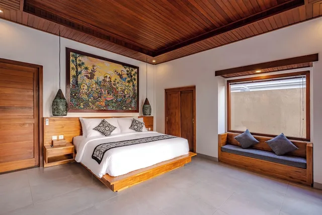 فيلا سوبيريور بسرير كينج بشرفة، Taru Sebatu Villa 2/10