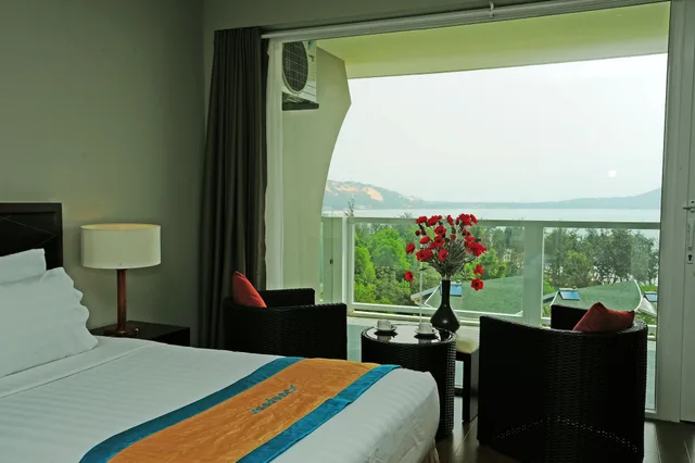 غرفة غراند ديلوكس بسريرين منفصلين بإطلالة على البحر، Sandunes Beach Resort Spa 7/10