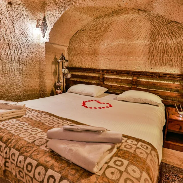 غرفة بسرير كينج بجاكوزي، Cappadocia Caves Hotel 6/10