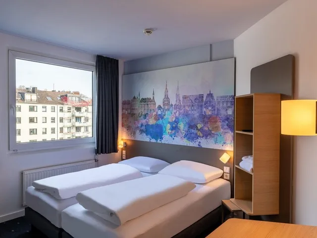 غرفة مفردة بسريرين منفصلين، B&B HOTEL Aachen City-Ost 1/1