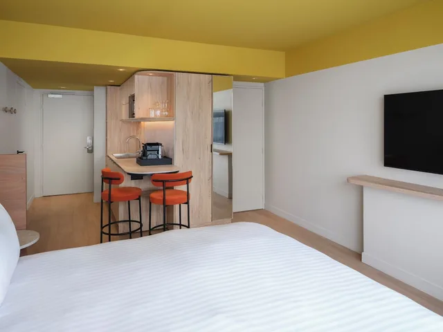 استوديو بسرير كينج بإطلالة على المدينة، Residence Inn by Marriott Lille 2/4