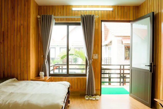 غرفة عائلية بسريرين كوين بإطلالة على الحديقة، Tam Coc Mandala Villa & Homestay 1/5