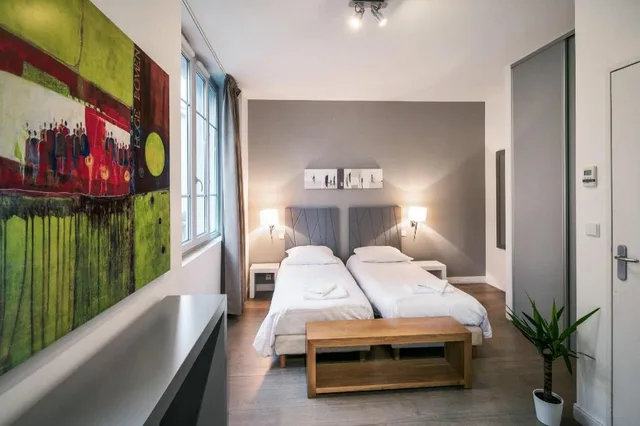 غرفة بسريرين منفصلين، Comfort Aparthotel Lourdes Lorda 1/2