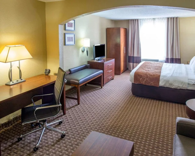 Suite, King Bed, Comfort Suites Port Allen - Baton Rouge 4/6