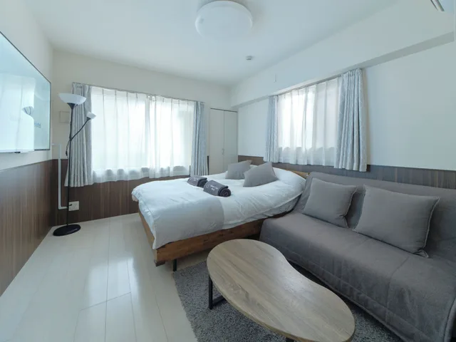 غرفة أساسية رباعية بسرير مزدوج مع أريكة، Sakura Cross Hotel Iriya 2/2