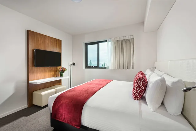 استوديو بسريرين منفصلين وسرير كينج بغرفة نوم واحدة، Ramada by Wyndham VetroBlu Scarborough Beach 2/2