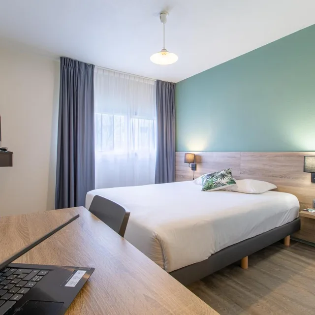 غرفة بسرير مزدوج، Comfort Aparthotel Le Mans 3/10