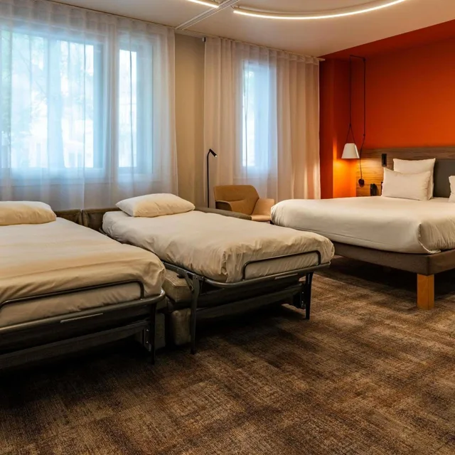 جناح سوبيريور بسريرين منفصلين وسرير كينج، Novotel Suites Reims Centre 3/10