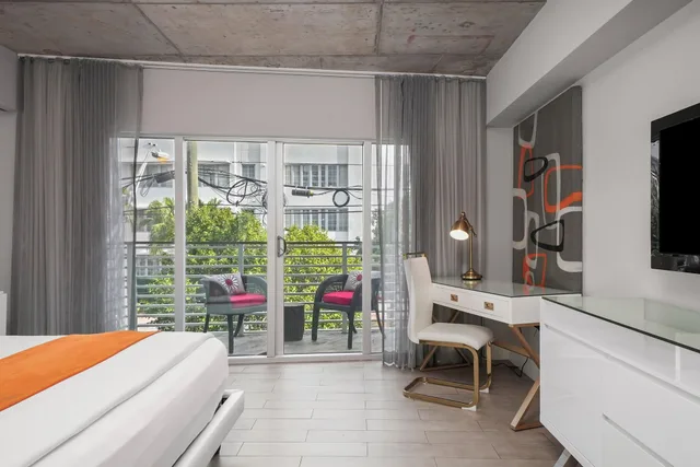 غرفة سوبيريور بسرير مزدوج، Riviera Suites South Beach 4/6