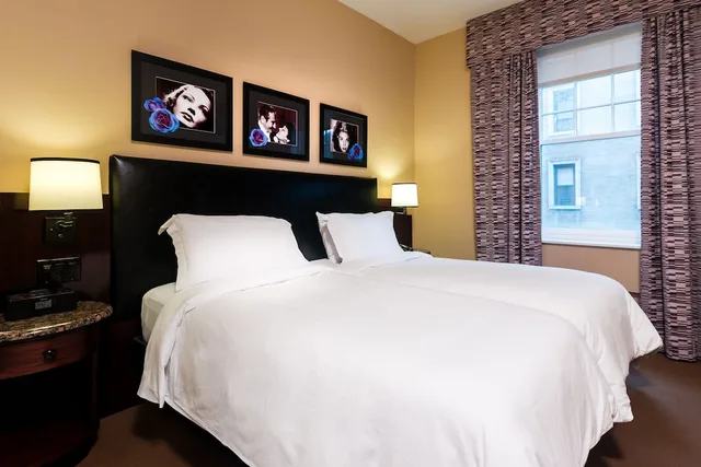 غرفة ديلوكس بسريرين منفصلين، Washington Square Hotel 2/3