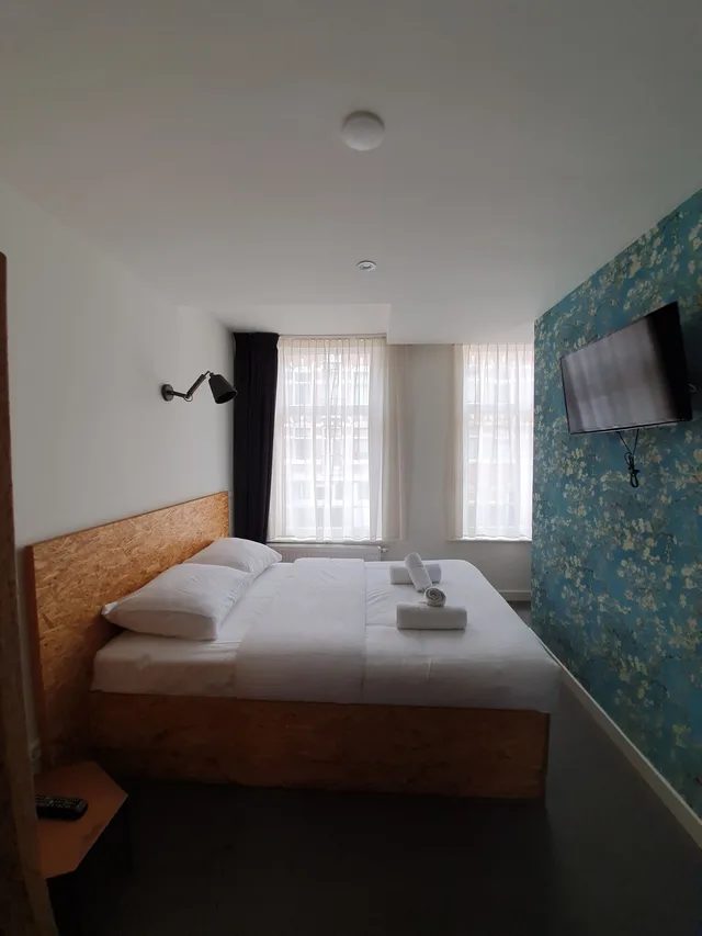 غرفة عائلية بسرير مزدوج وسرير بطابقين، Hotel Heye 130 3/6