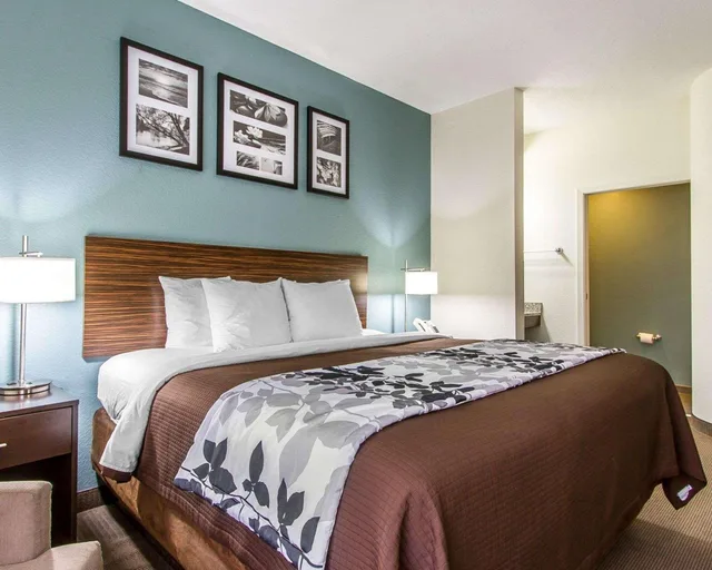 غرفة بسرير كوين، Sleep Inn Scott/Lafayette West 3/4