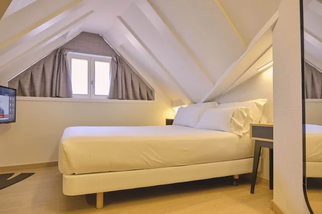 غرفة بسرير مزدوج بإطلالة على المدينة، Hotel Praza Quintana 1/10