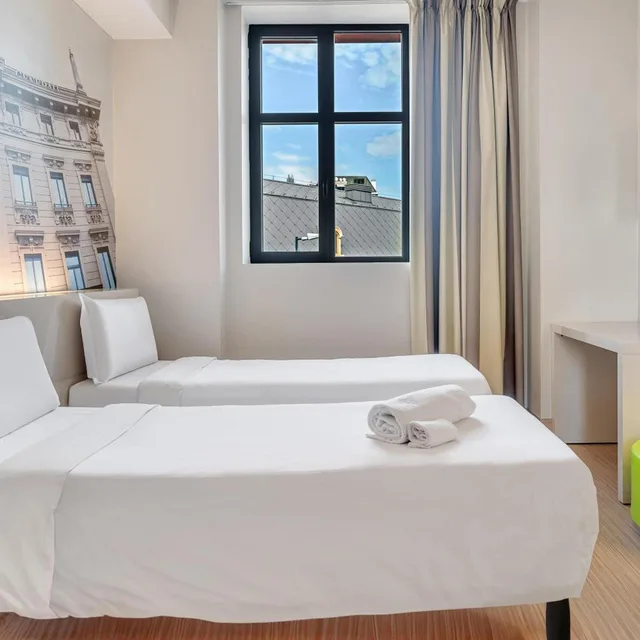 غرفة بسرير فردي لذوي الإعاقة، B&B Hotel Milano San Siro 1/10