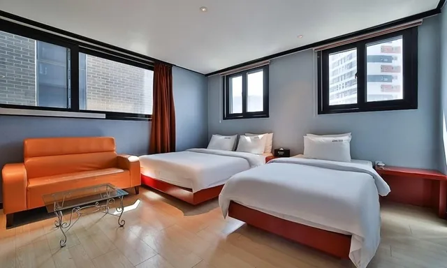 غرفة بسريرين منفصلين، Hermes Hotel 1/1