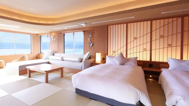 Suite, Twin Beds, Lake View, Night View، Hamanoyu 1/1