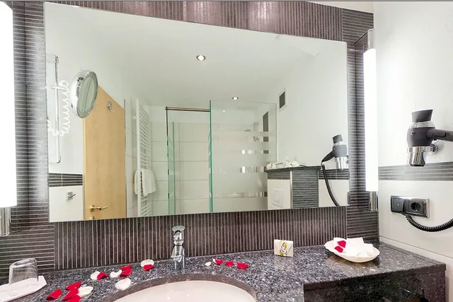 غرفة سوبيريور بسرير مزدوج بإطلالة على الحديقة بغرفة نوم واحدة مع أريكة، RUTERS PARKHOTEL 4/4