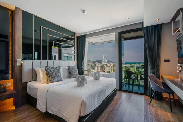 استوديو بسرير كينج، Rak Elegant Hotel Patong 1/1