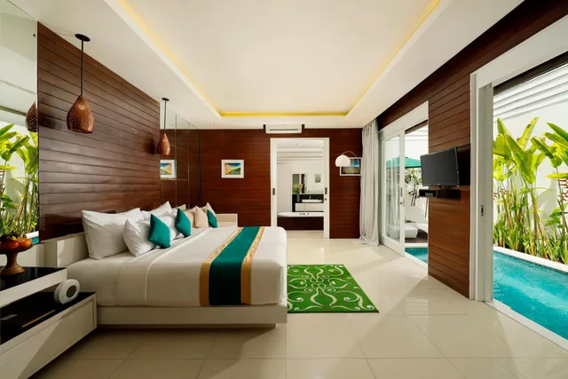 فيلا بسرير كينج بغرفة نوم واحدة بمسبح خاص، Bajra Bali Villa 2/10