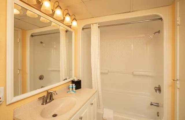 1 Bedroom, Condo, Standard, Murphy Bed, 2 Queen Beds, Partial Ocean View، Grande Shores Ocean Resorts Condominiums 4/4