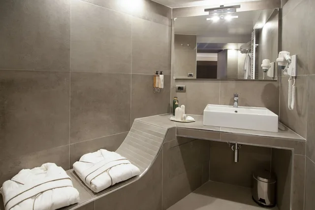 غرفة بسرير مزدوج أو سريرين منفصلين، Wellness Home Rome 4/5
