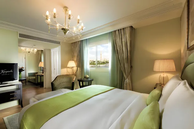 جناح جونيور بسرير فردي بإطلالة على النهر، Kempinski Nile Hotel 1/1